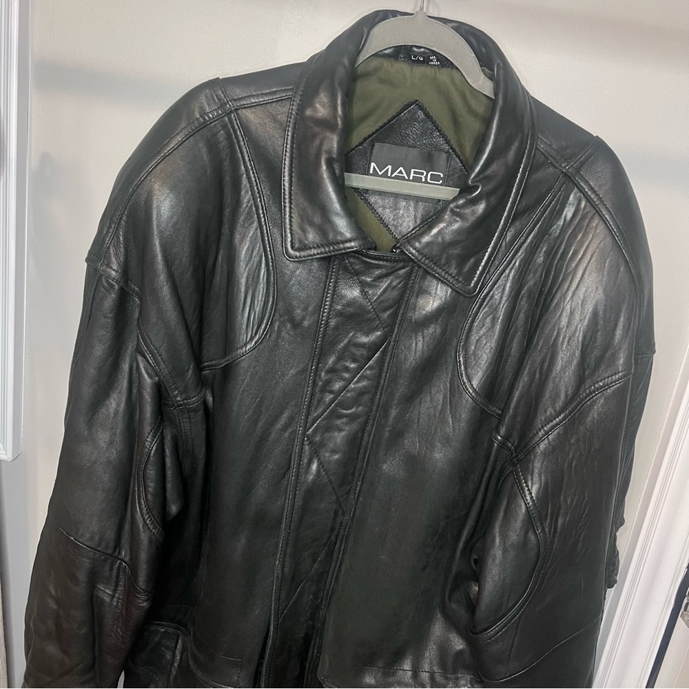 Black Leather Jacket for Men